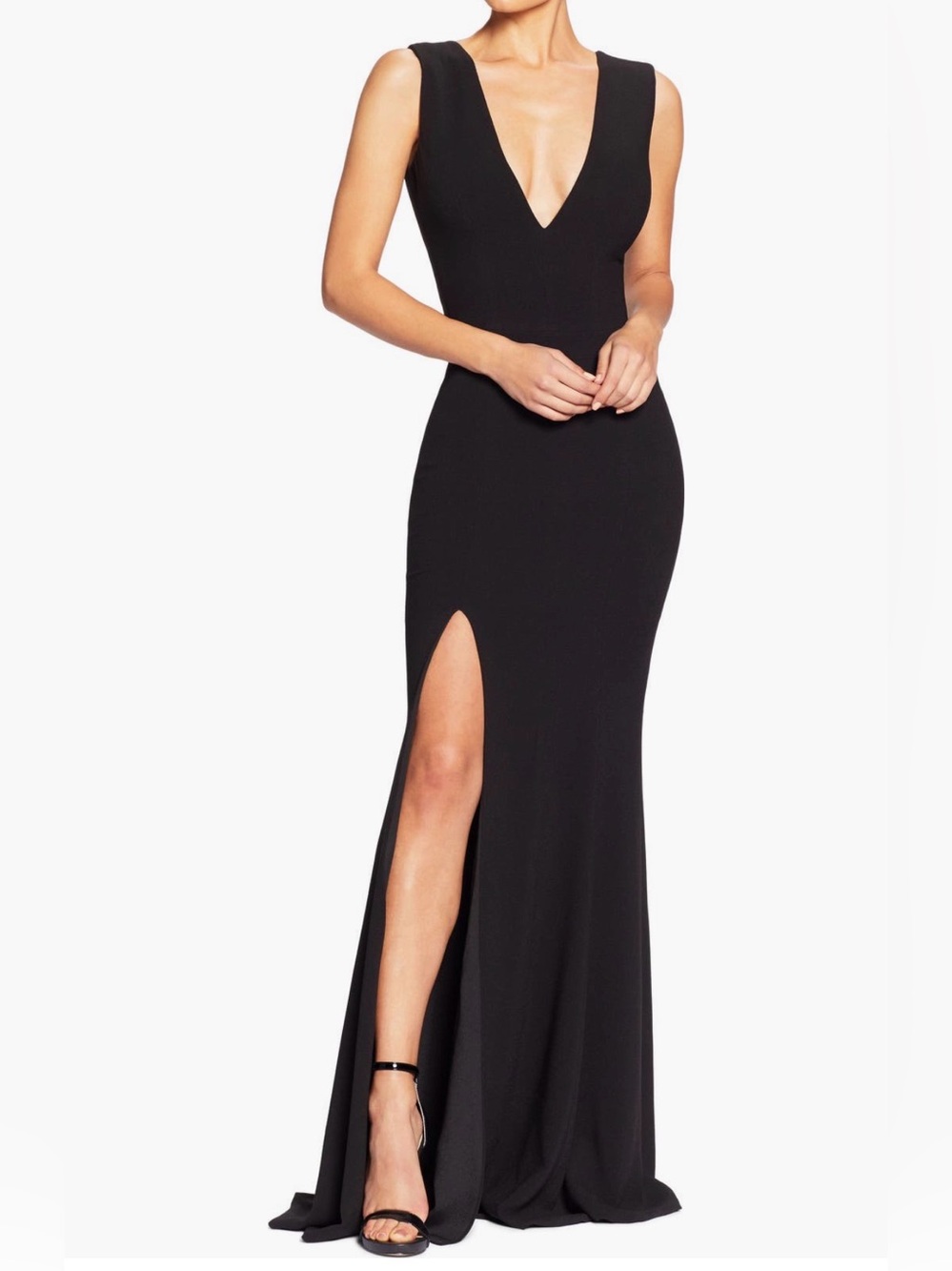 Dress the Population Sandra V Neck Gown